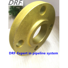 Flange deslizante, amarelo pintado, ANSI, DIN, GOST